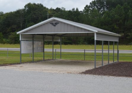 18x20x7 Vertical Carport thumbnail