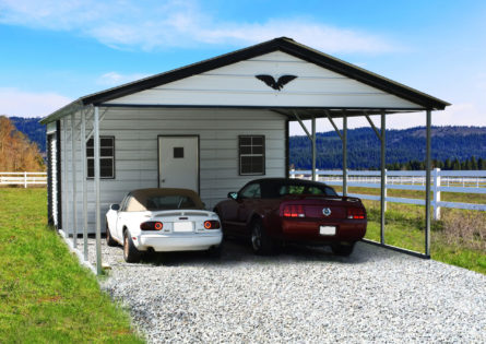 18x30x8 Combo Carport thumbnail