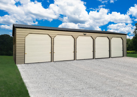 24x60x12 5-Bay Garage thumbnail