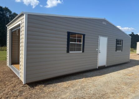 12x32 Storage Garage Shed- Available Now – Stock #080141405 thumbnail